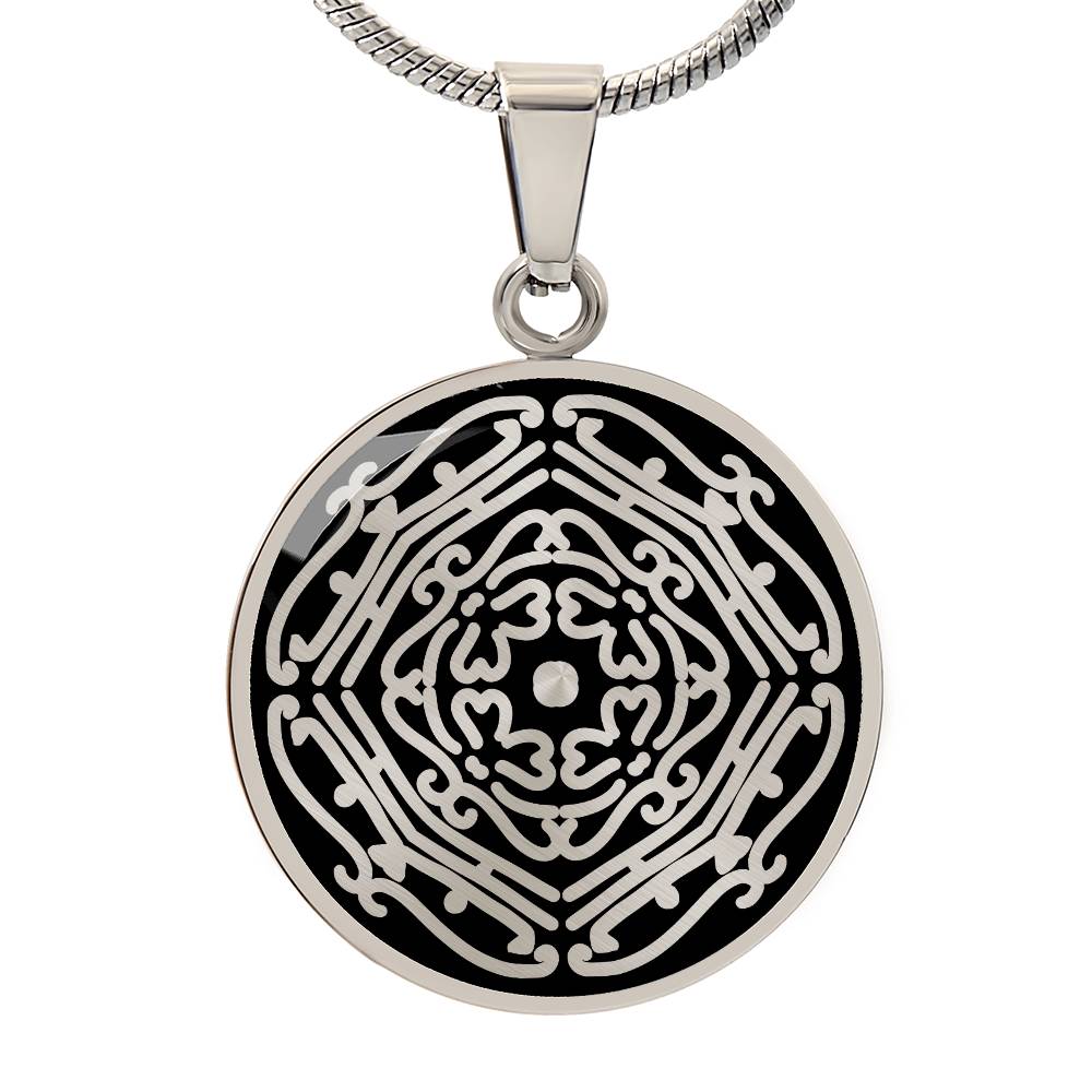 Mantrandala™ Word Mandala Necklace "WISHES"