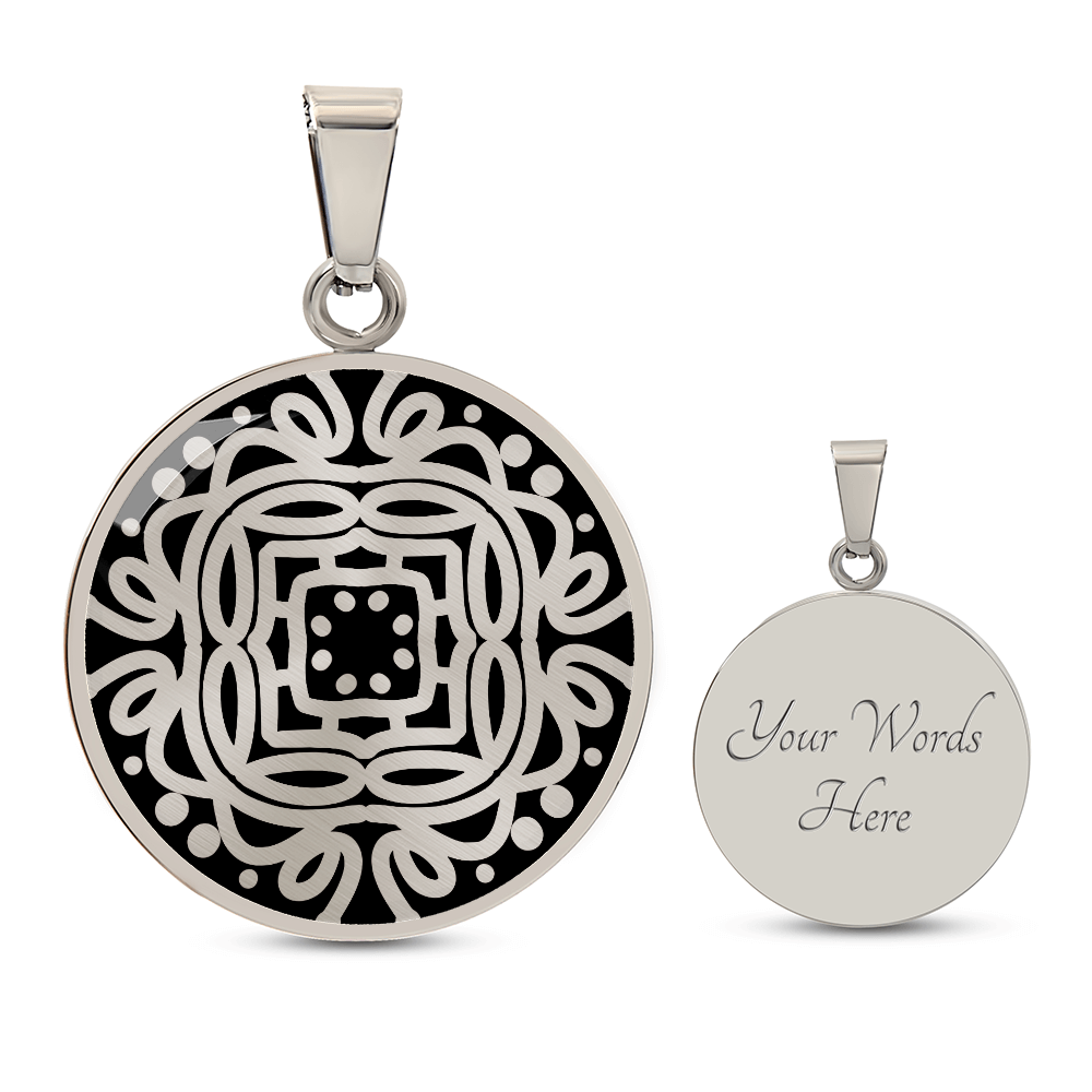 Wordala Word Mandala Necklace "HOPE" 001