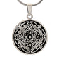 Mantrandala™ Word Mandala Necklace "WISHES"