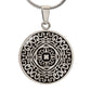Wordala Word Mandala Necklace "BADASS"