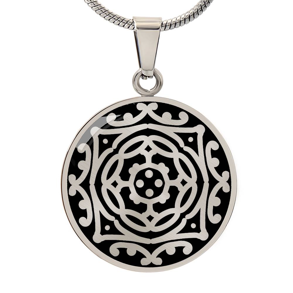Wordala Word Mandala Necklace "LOVE"