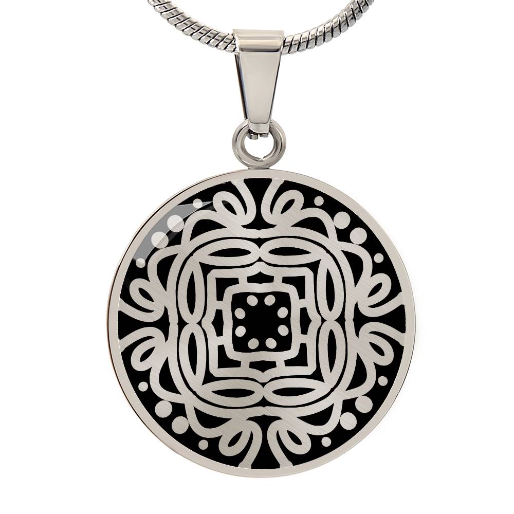 Wordala Word Mandala Necklace "HOPE" 001