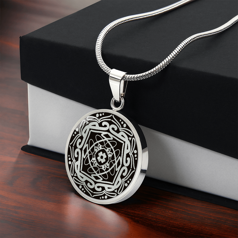 Wordala Word Mandala Necklace "POWER"