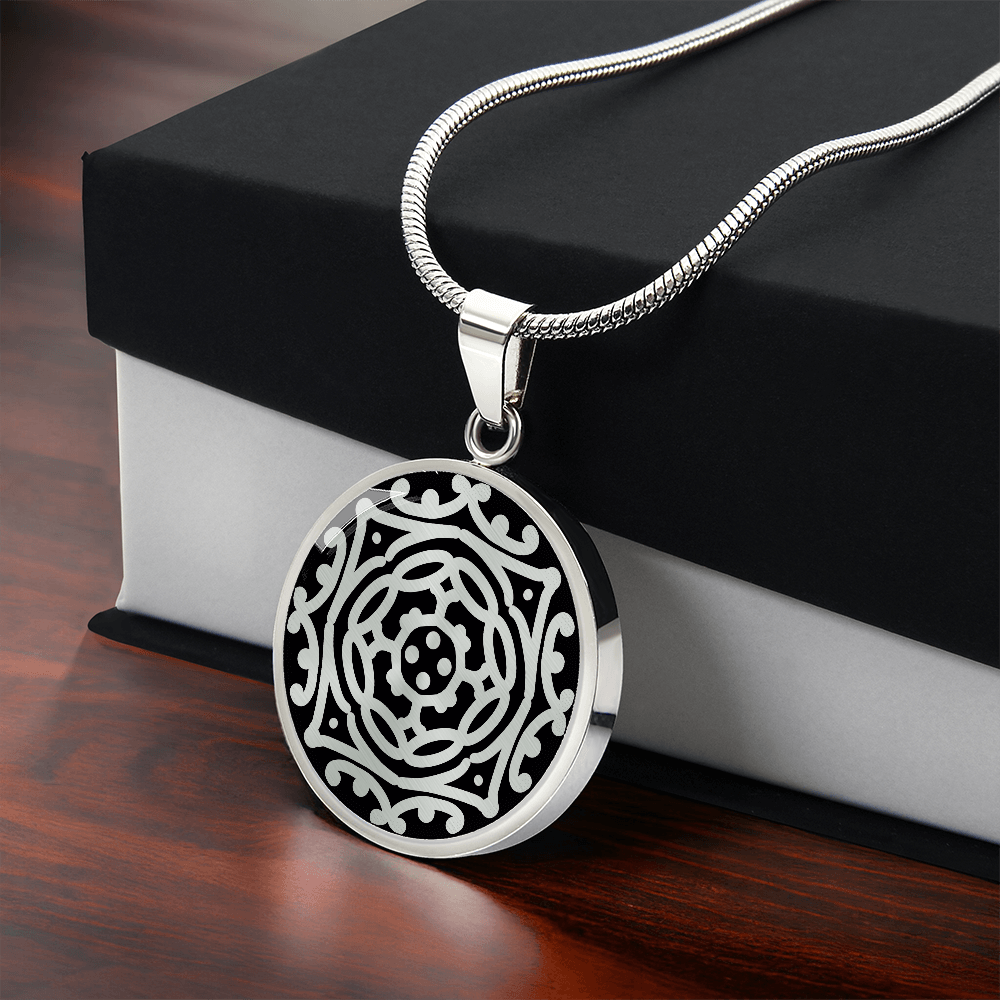 Wordala Word Mandala Necklace "LOVE"