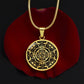 Wordala Word Mandala Necklace "RELAX"