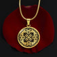 Wordala Word Mandala Necklace "POWER"
