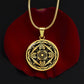 Wordala Word Mandala Necklace "SUPPORTED"