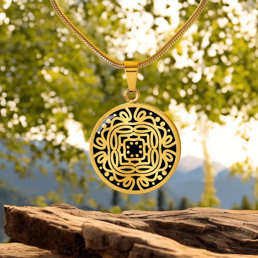 Wordala Word Mandala Necklace "HOPE" 001