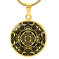 Wordala Word Mandala Necklace "RELAX"
